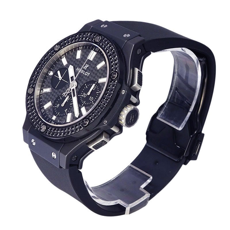 【HUBLOT ウブロ】ビッグバン ブラックマジック アフターブラックダイヤベゼル 301.CI.1770.RX