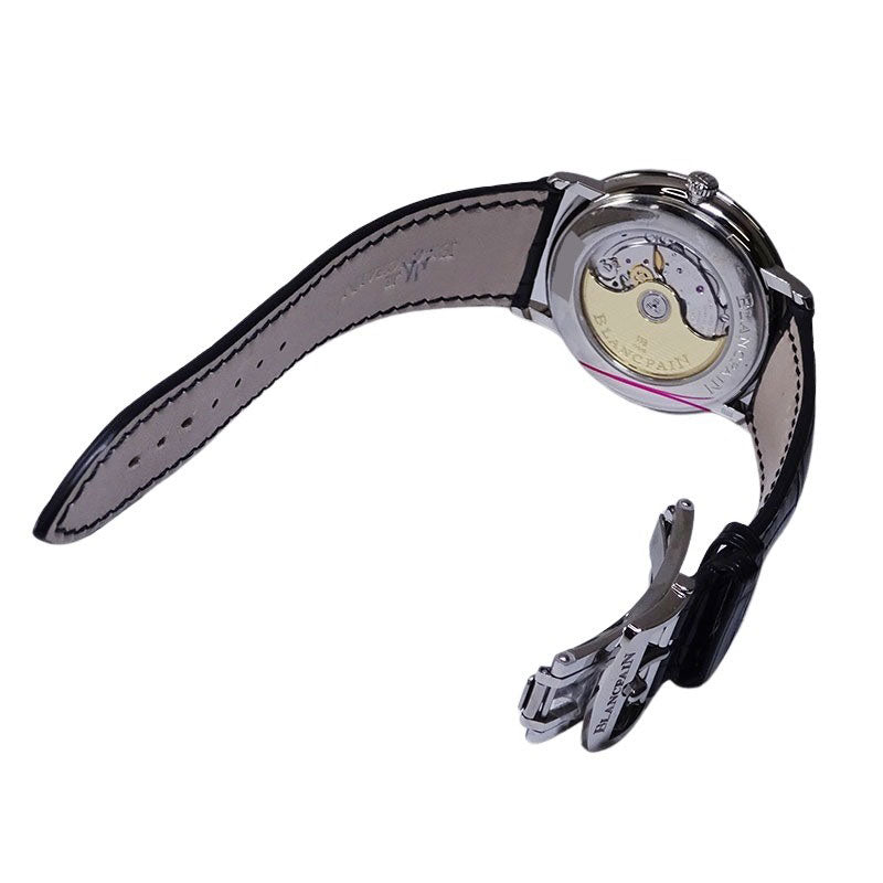 BLANCPAIN ブランパン ヴィルレ ウルトラスリム 6651 1127 55B 40.0mm SS/ラバー ホワイト文字盤 メンズ 自動巻き【新品】