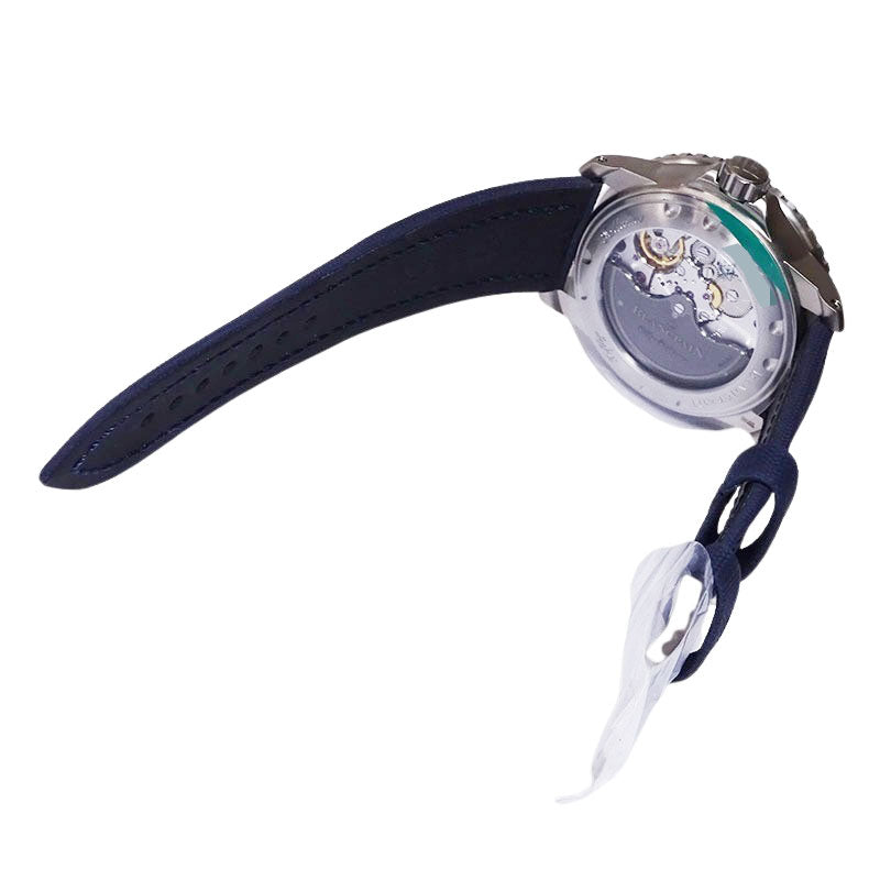 BLANCPAIN ブランパン フィフティファゾムス チタン 5015 12B40 O52A 45.0mm Ti/ラバー ブルー文字盤 メンズ 自動巻き【新品】