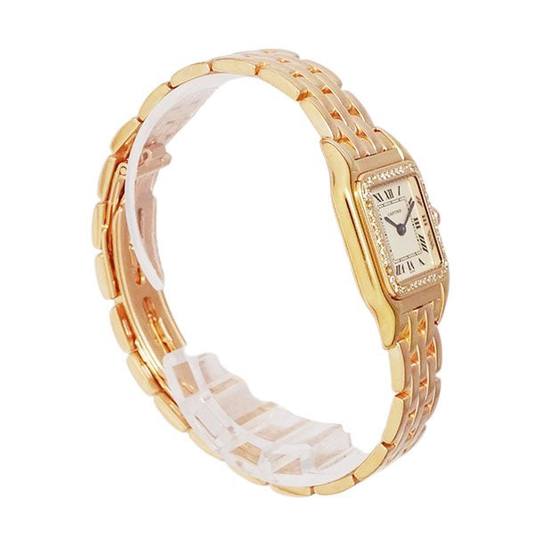 Cartier カルティエ パンテールSM 1120 PGコーティング アフターダイヤ