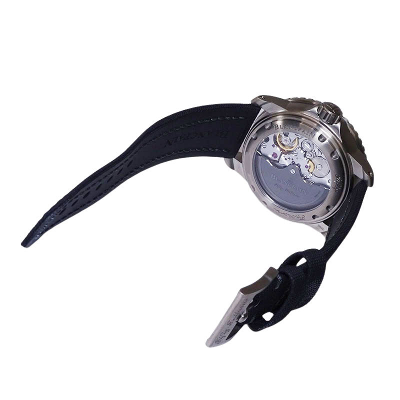 BLANCPAIN ブランパン フィフティファゾムスラージデイト チタン 5050 12B30 B52A 45.0mm Ti/キャンパス ブラック文字盤 メンズ 自動巻き【新品】