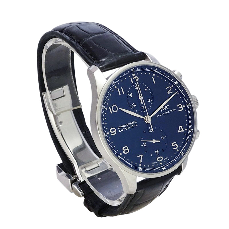 IWC アイダブルシー ポルトギーゼ クロノグラフ IW371447 メンズ 腕時計 【中古】