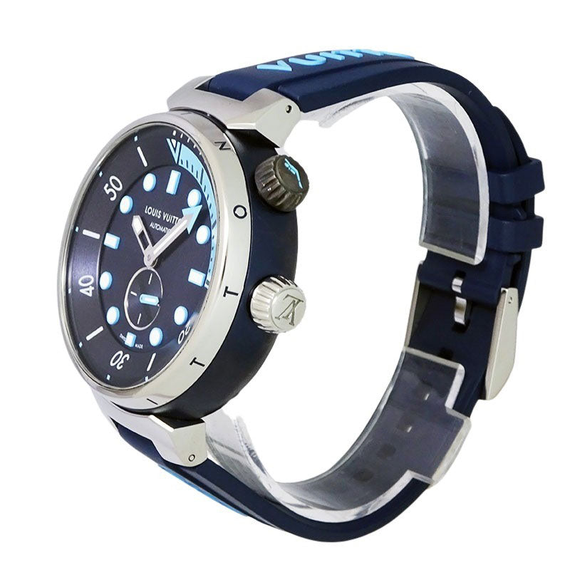 LOUIS VUITTON ルイヴィトン タンブール ストリートダイバー スカイラインブルー QA121Z