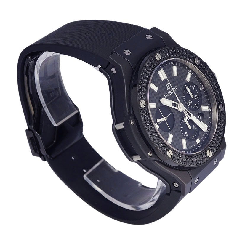 【HUBLOT ウブロ】ビッグバン ブラックマジック アフターブラックダイヤベゼル 301.CI.1770.RX