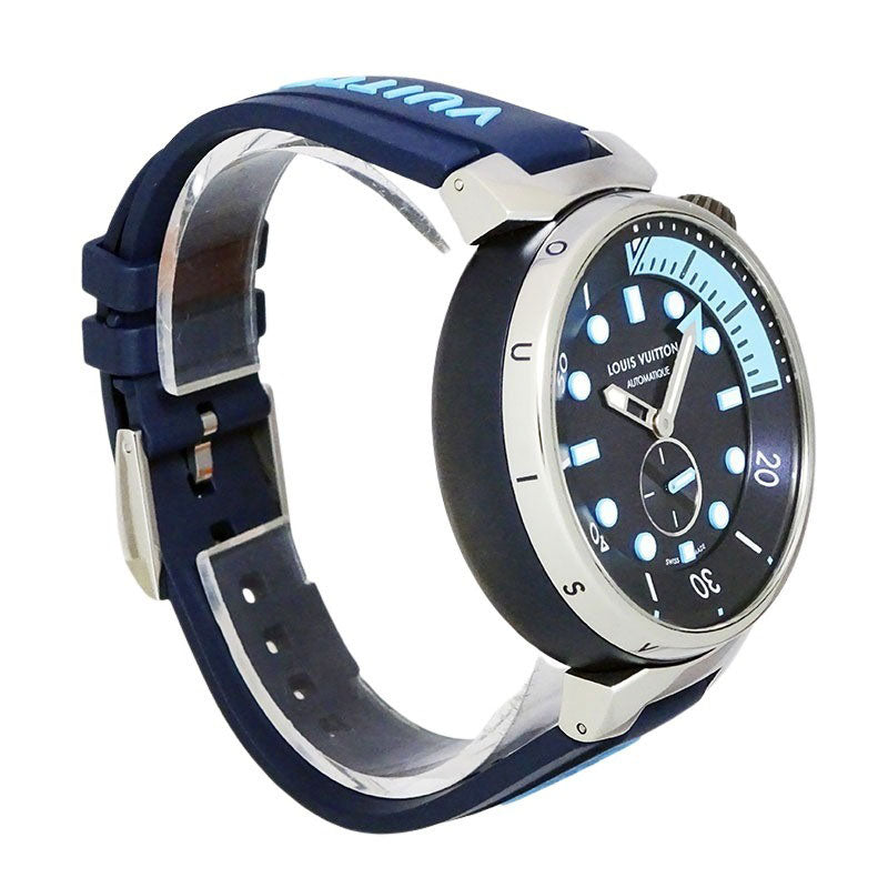 LOUIS VUITTON ルイヴィトン タンブール ストリートダイバー スカイラインブルー QA121Z