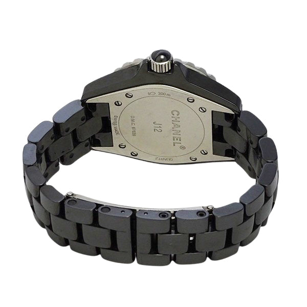 CHANEL シャネル J12 H0682 ブラックセラミック 33mm レディース 腕時計【中古】