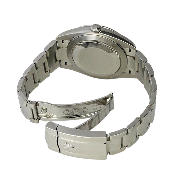 ROLEX ロレックス デイトジャスト41 126300 アズーロブルー アフターダイヤカスタム メンズ 腕時計 【中古】