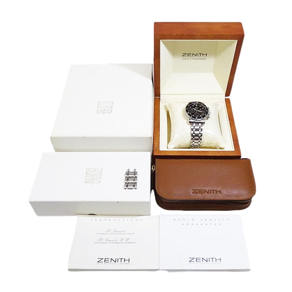 ZENITH ゼニス エルプリメロ レインボークロノグラフ 02.461.400 メンズ 腕時計【中古】