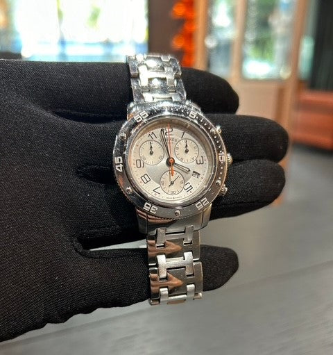 赤坂買取migliore(ミリオレ）10月19日　HERMES（エルメス）クリッパーダイバークロノ　CP2.410買取