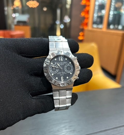 赤坂ブランドウォッチ買取migliore（ミリオレ）BVLGARI（ブルガリ）ディアゴノ・スクーバ・クロノグラフSCB38S買取