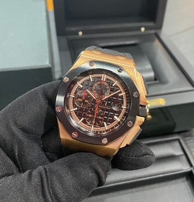 赤坂ブランドウォッチ買取migliore（ミリオレ）12月6日　AUDEMARS　PIGUET（オーデマピゲ）ロイヤルオークオフショアクロノグラフRG買取