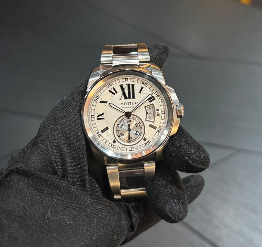 買取強化ブランドCartier（カルティエ）赤坂ブランド腕時計買取migliore（ミリオレ）3月13日　Cartier（カルティエ）カリブルドゥカリブルＷ7100015買取　