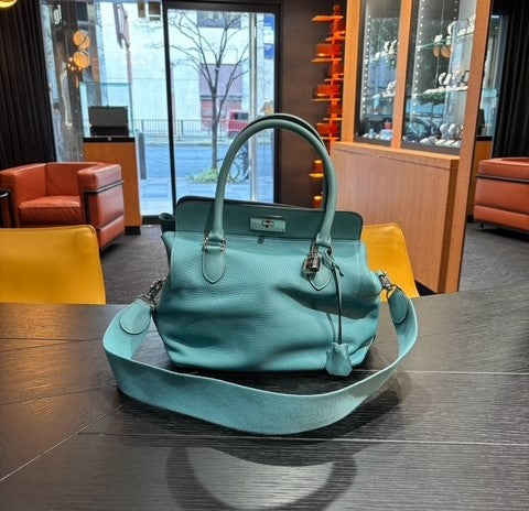 赤坂ブランドバッグ買取migliore（ミリオレ）3月22日　HERMES（エルメス）ツールボックス26ブルージーン買取