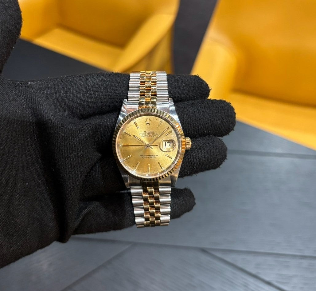 ROLEX買取強化キャンペーン実施中！赤坂ブランド腕時計買取migliore（ミリオレ）3月19日　ROLEXデイトジャスト　コンビ16233買取