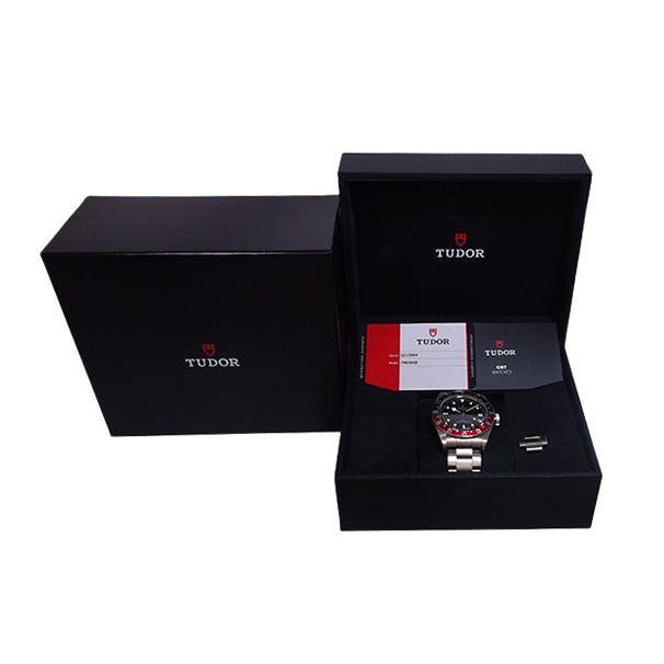 【TUDOR チューダー(チュードル）】ヘリテージ ブラックベイGMT 79830RB【中古】
