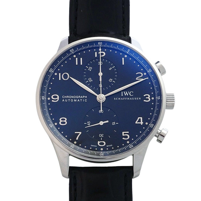 IWC アイダブルシー ポルトギーゼ クロノグラフ IW371447 メンズ 腕時計 【中古】