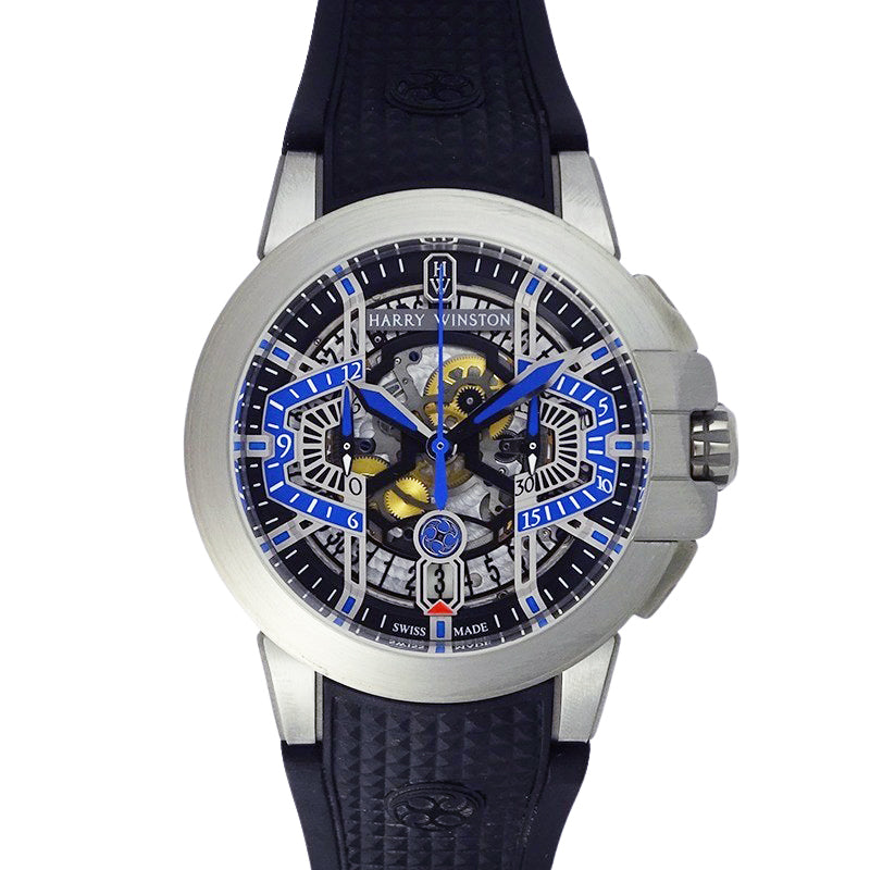 HARRY WINSTON ハリーウインストン プロジェクトZ9 OCEACH44ZZ004 メンズ 腕時計 世界限定300本【中古】