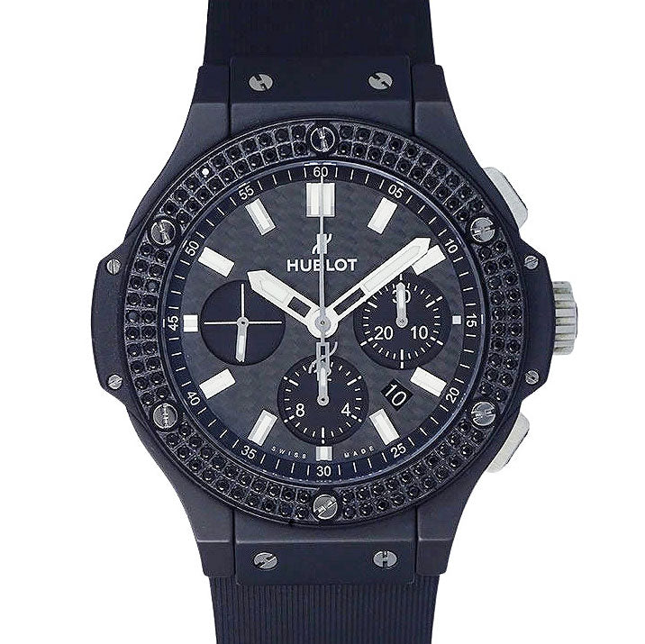 【HUBLOT ウブロ】ビッグバン ブラックマジック アフターブラックダイヤベゼル 301.CI.1770.RX