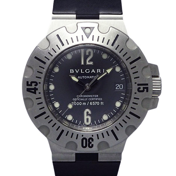 BVLGARI ブルガリ ディアゴノ プロフェッショナル スクーバ SD42S メンズ 腕時計【中古】