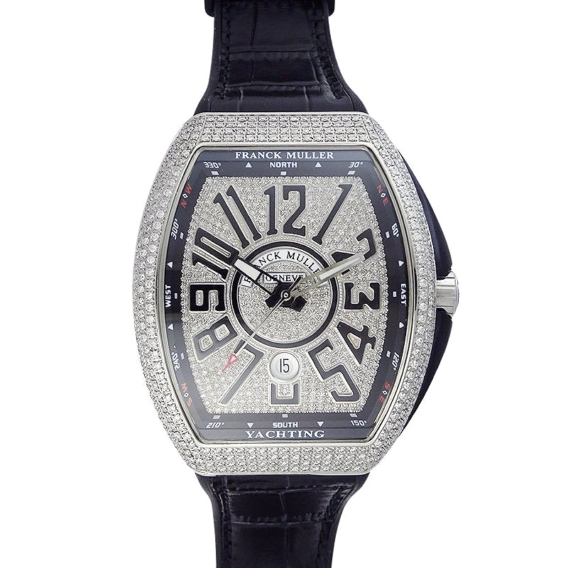 FRANCK MULLER フランクミュラー ヴァンガード アフターダイヤセッティング V45SCDT メンズ 腕時計【美品中古】