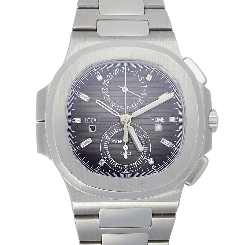 PATEK PHILIPPE パテックフィリップ ノーチラス トラベルタイムクロノグラフ 5990/1A-001 メンズ 腕時計【中古】