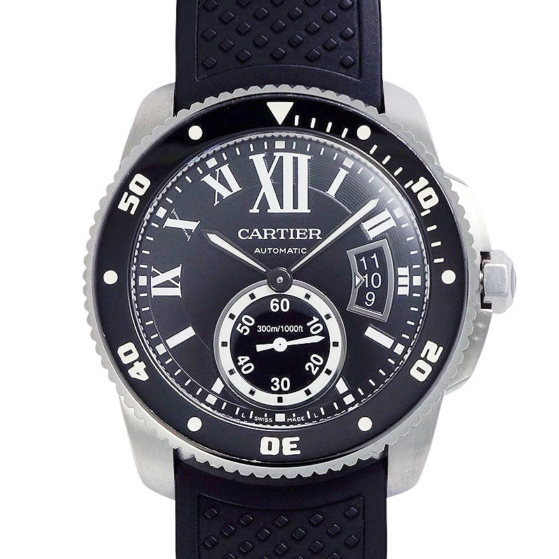 Cartier カルティエ カリブル ドゥ カルティエ ダイバー W7100056/3729 メンズ 腕時計【中古】