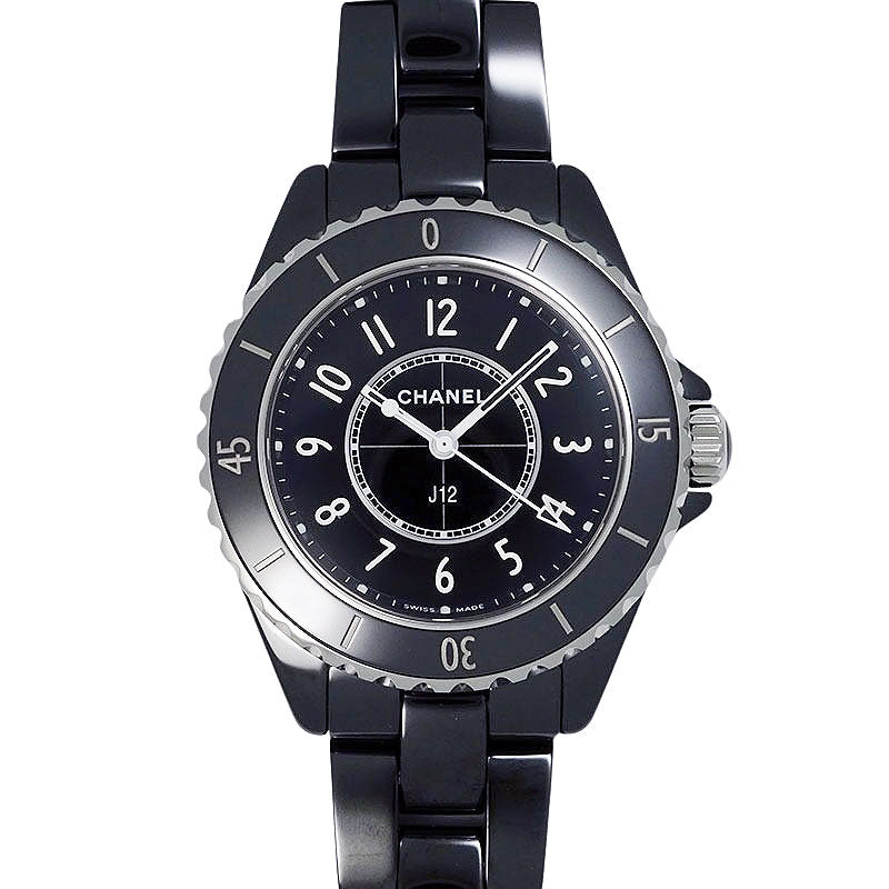 CHANEL シャネル J12 H5695 ブラック セラミック 33mm クォーツ レディース【新品】