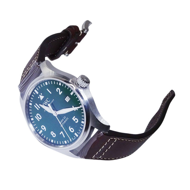 IWC アイダブルシー パイロットウォッチ マークXX 40ｍｍ ＩＷ328205 SS/レザー グリーン文字盤 メンズ 自動巻き【新品】
