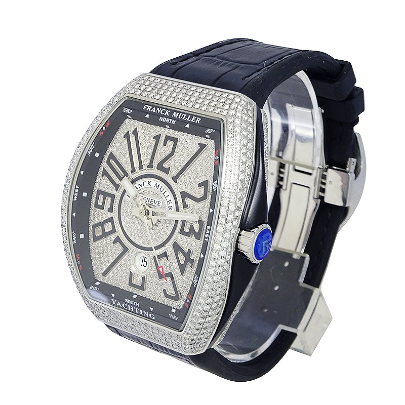 FRANCK MULLER フランクミュラー ヴァンガード アフターダイヤセッティング V45SCDT メンズ 腕時計【美品中古】