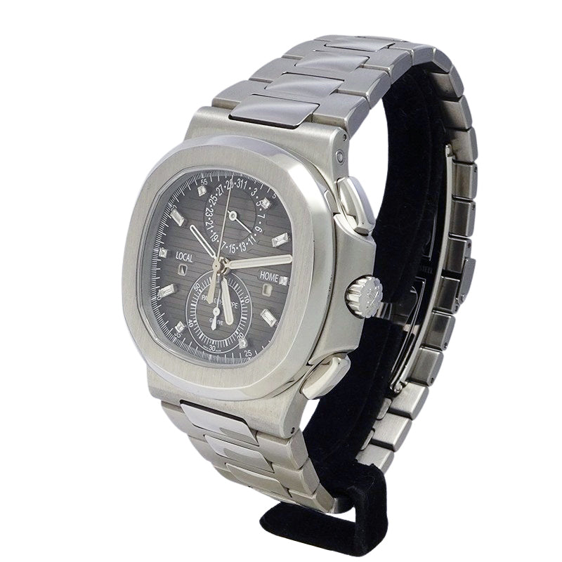 PATEK PHILIPPE パテックフィリップ ノーチラス トラベルタイムクロノグラフ 5990/1A-001 メンズ 腕時計【中古】