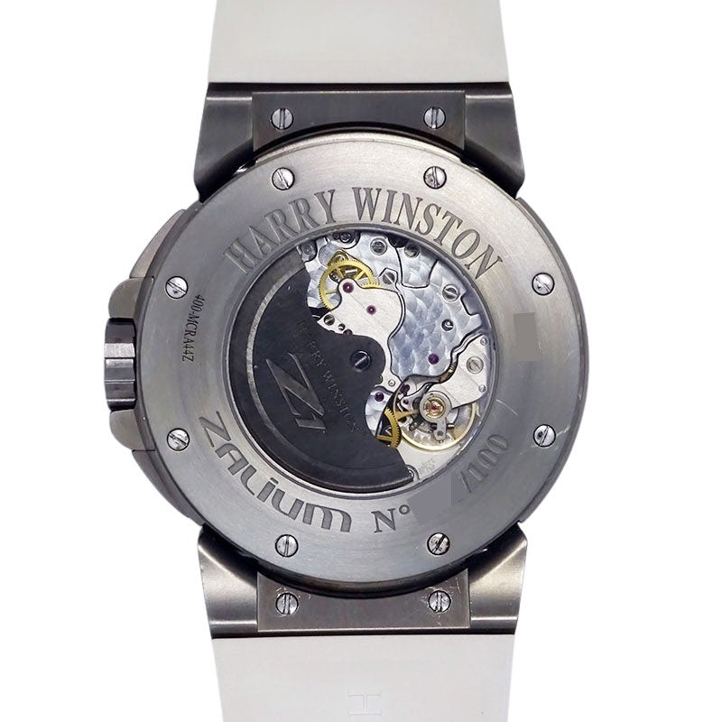 HARRY WINSTON ハリーウィンストン オーシャン トリレトロ クロノグラフ アフターダイヤセッティング 400-MCRA44Z 100本限定