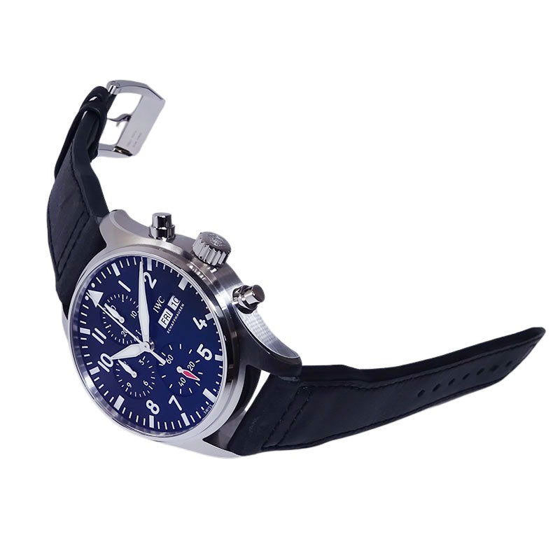 IWC アイダブリューシー パイロットウォッチクロノグラフ IW378001 43ｍｍ SS/レザー ブラック文字盤 【新品】