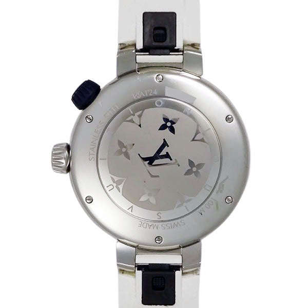 LOUIS VUITTON ルイヴィトン タンブール ストリートダイバー ホワイト QA124 クォーツ 腕時計【中古】