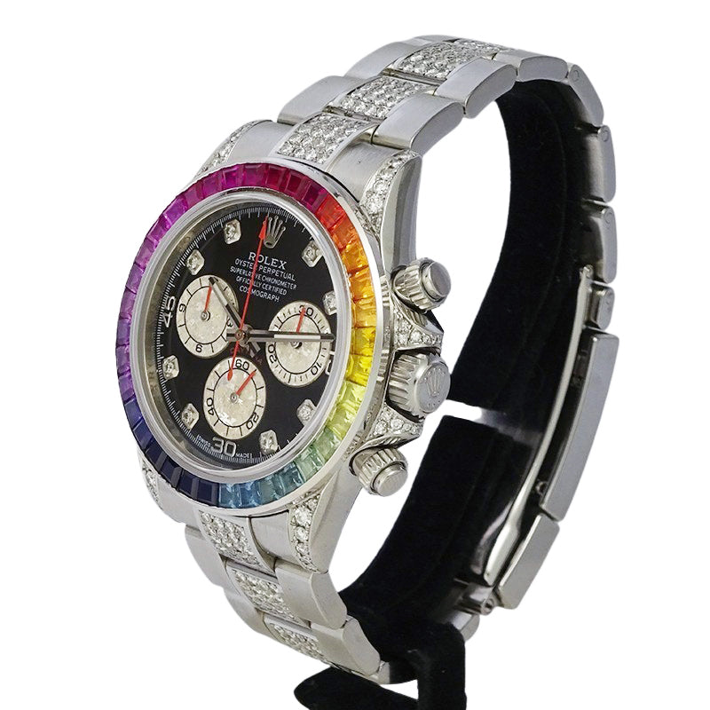 ROLEX ロレックス コスモグラフ デイトナ 116520ベース 116599RBOW レインボーカスタム メンズ 腕時計 【中古】