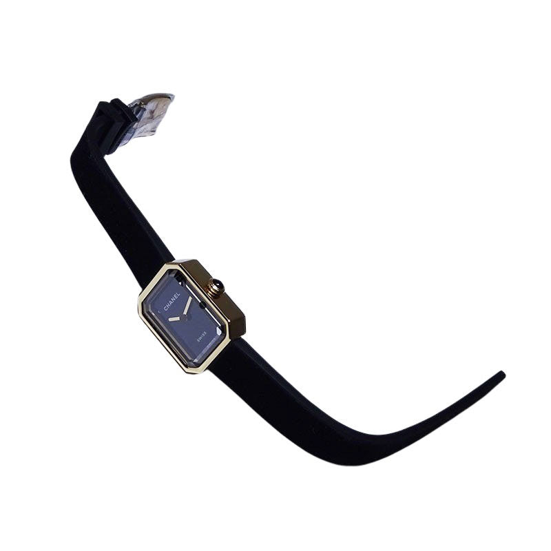 CHANEL シャネル プルミエール ヴェルヴェット H6125 18Kイエローゴールド（YG）/チタン（Ti）/ラバー 黒文字盤 20mm レディース【新品】