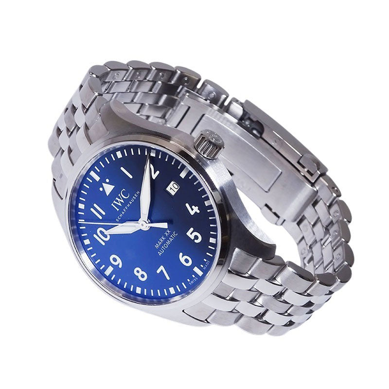 IWC アイダブリューシー パイロットウォッチ マークXX  IW328204 SS 40mm ブルー文字盤 メンズ【新品】