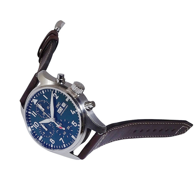 IWC アイダブリューシー パイロットウォッチクロノグラフ IW388103 41ｍｍ SS/レザー グリーン文字盤 【新品】　