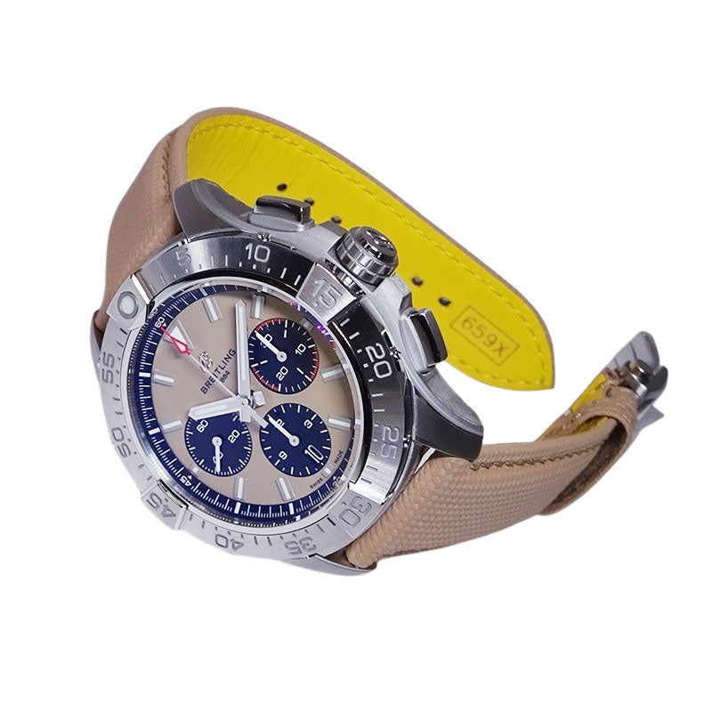 BREITLING ブライトリング アベンジャーB01クロノグラフ 44ｍｍ SS/レザーベルト　AB0147【新品】　