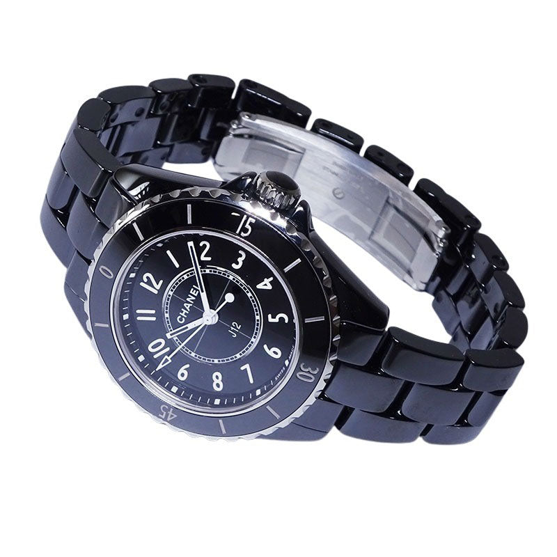 CHANEL シャネル J12 H5695 ブラック セラミック 33mm クォーツ レディース【新品】