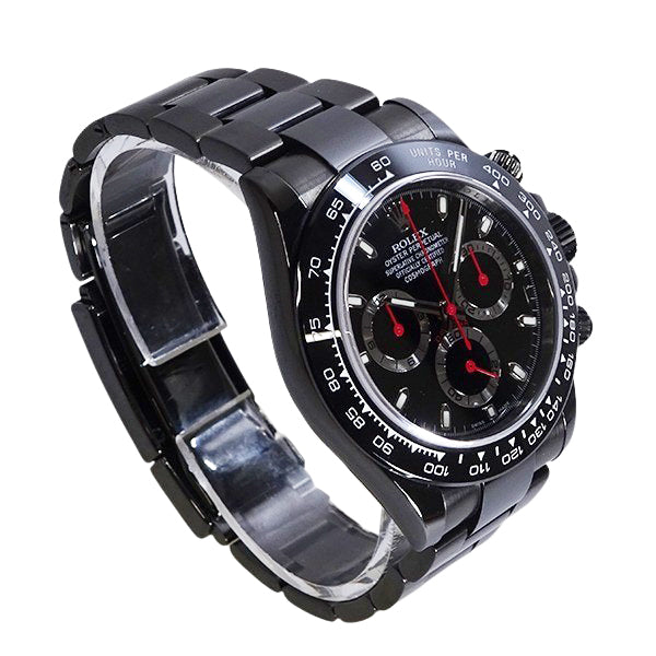 ROLEX ロレックス コスモグラフ デイトナ 116520 ランダム番 DLCコーティングカスタム