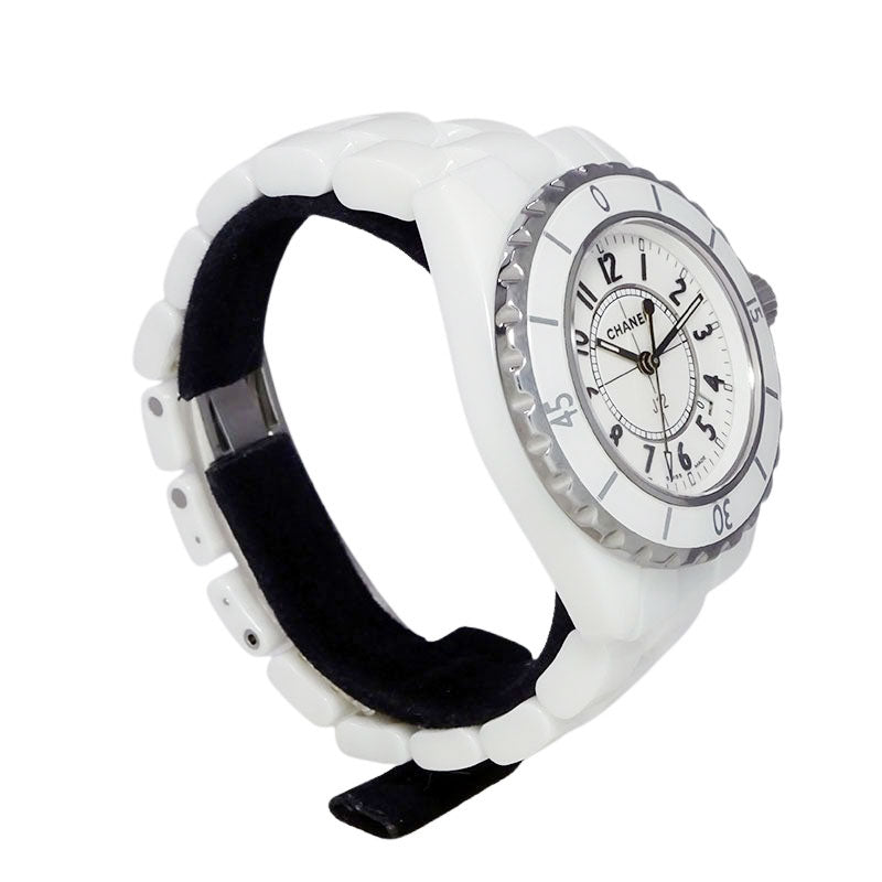 シャネル　腕時計　J12 クォーツ　ホワイト　H0968 CHANEL】シャネル J12 H0968 腕時計 ホワイトセラミック