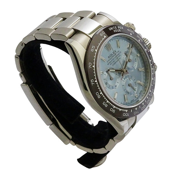 ROLEX ロレックス コスモグラフ デイトナ 116520ベース 116506A アイスブルーカスタム ダイヤインデックス メンズ 腕時計【美品中古】