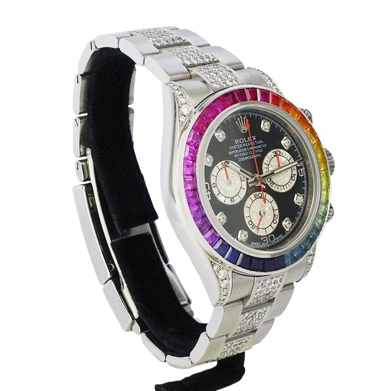 ROLEX ロレックス コスモグラフ デイトナ 116520ベース 116599RBOW レインボーカスタム メンズ 腕時計 【中古】