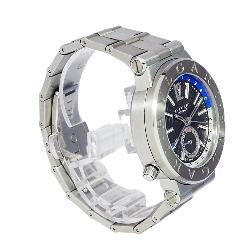 BVLGARI ブルガリ ディアゴノ GMT DG40S GMT/101633 自動巻き メンズ 腕時計【美品中古】