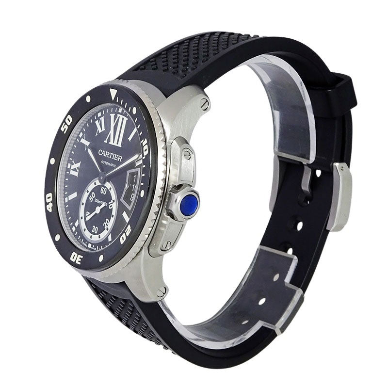 Cartier カルティエ カリブル ドゥ カルティエ ダイバー W7100056/3729 メンズ 腕時計【中古】