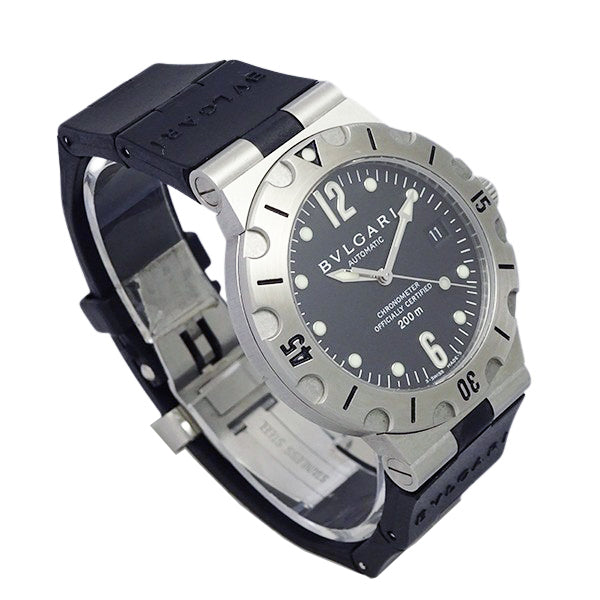BVLGARI ブルガリ ディアゴノ スクーバ SD38S メンズ 腕時計【中古】