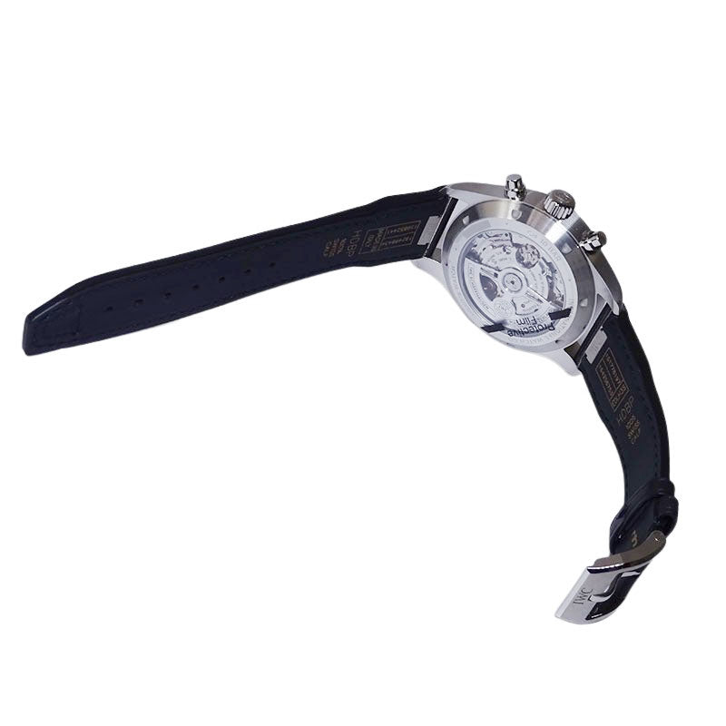 IWC アイダブリューシー パイロットウォッチクロノグラフ IW378001 43ｍｍ SS/レザー ブラック文字盤 【新品】