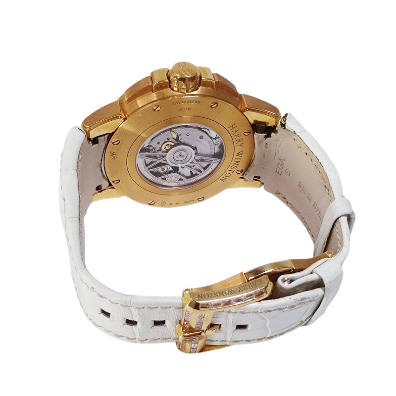 HARRY WINSTON ハリーウィンストン オーシャン デュアルタイム OCEATZ44RR012 世界20本限定【中古】
