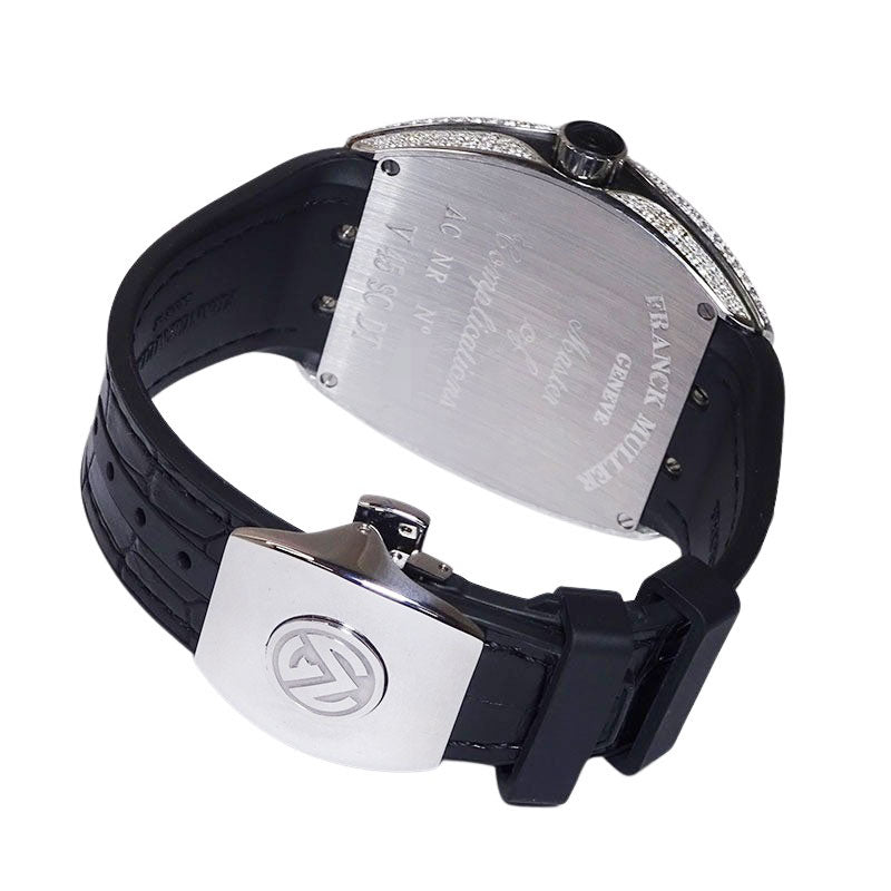 FRANCK MULLER フランクミュラー ヴァンガード アフターダイヤセッティング V45SCDT カスタム メンズ 腕時計【中古】