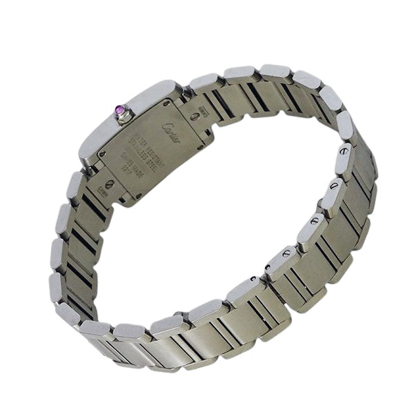Cartier カルティエ タンクフランセーズSM ピンクシェル W51028Q3/3217 レディース 腕時計【中古】